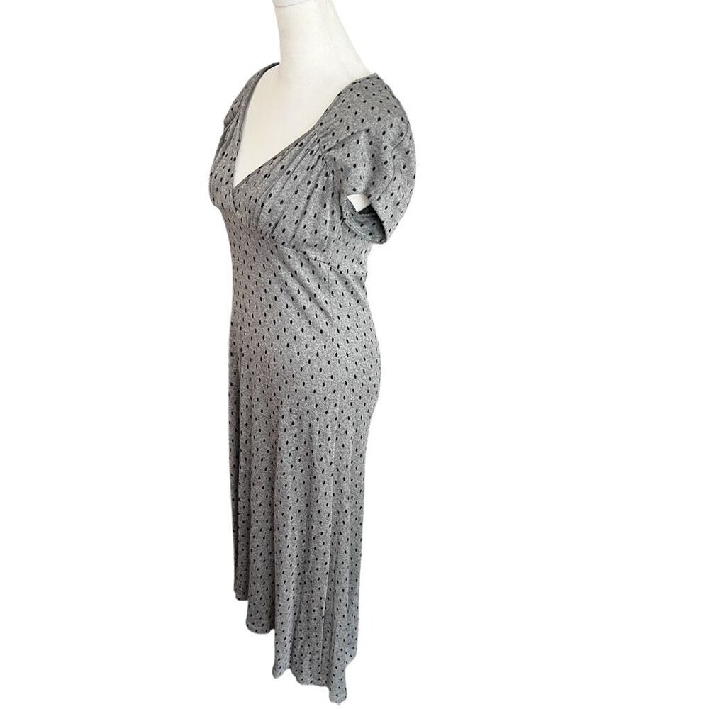 Vintage Betsey Johnson Polka Dot Midi Dress Coquette Y2K Empire Waist M - Picture 3 of 6